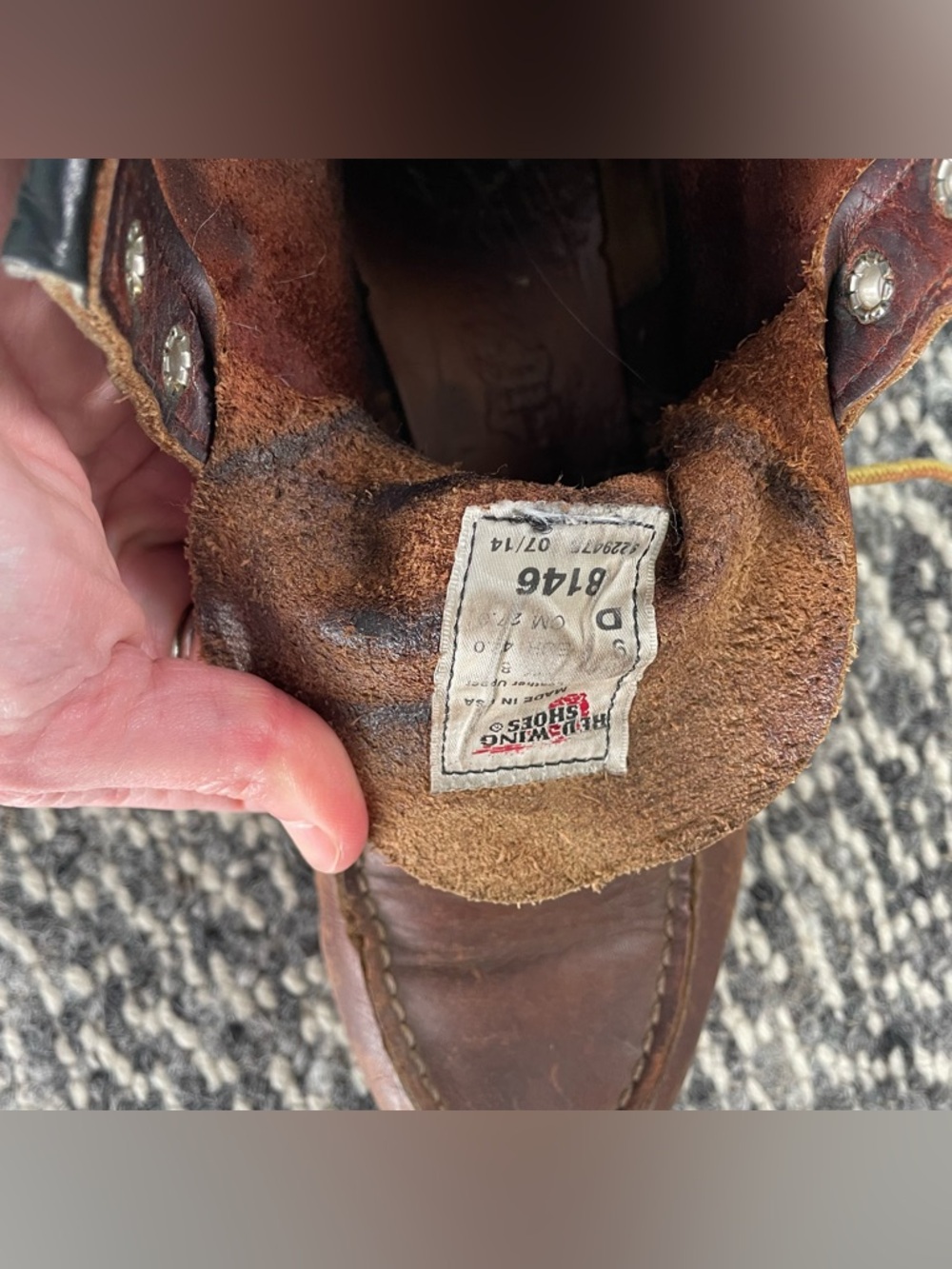 Red Wing Roughneck Oil Slick 8146 - Picture 8 of 9